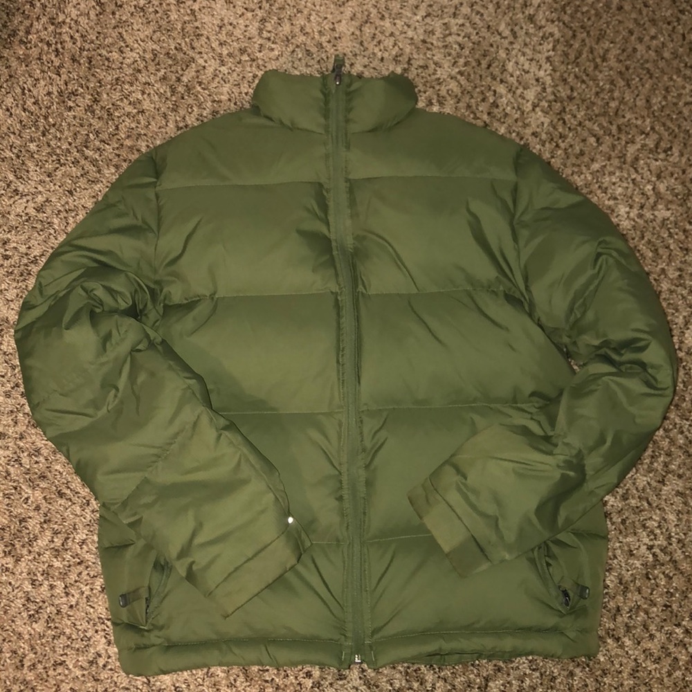 Green Champion Puff Jacket